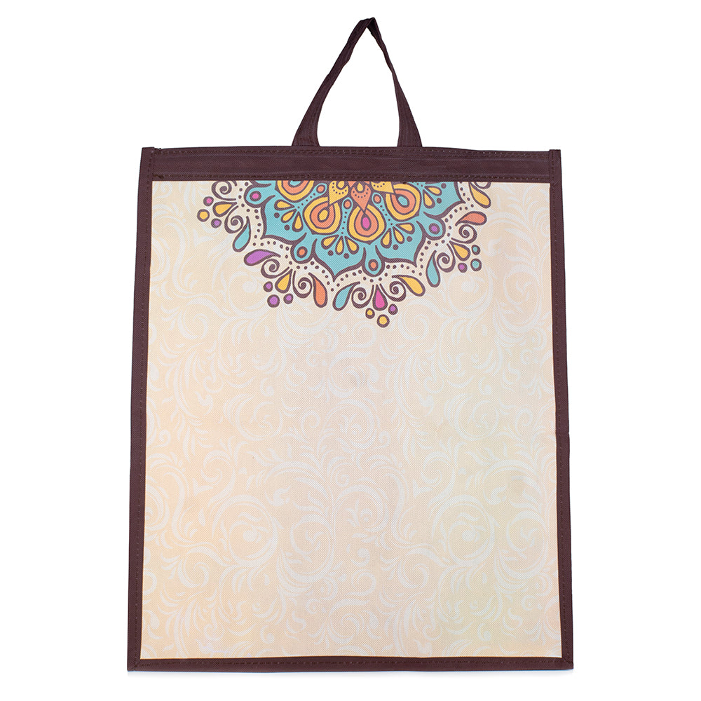 Etchvara Reusable Gift Bags with Matte Finish | Pack of 5 (17.5x15.5x5 inches)