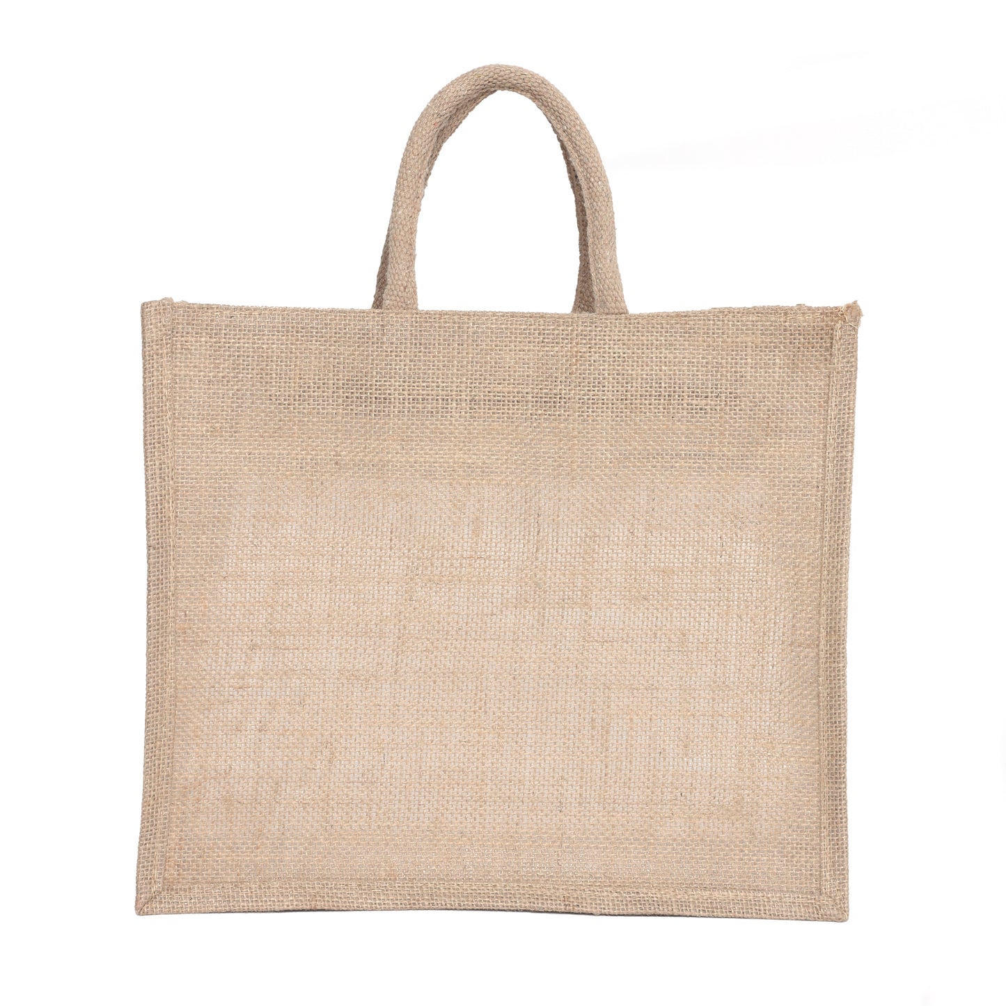 Jute Gift Bag Set of 2 – 12x10x5 & 14x12x5 Inch with Transparent Window for Gifting