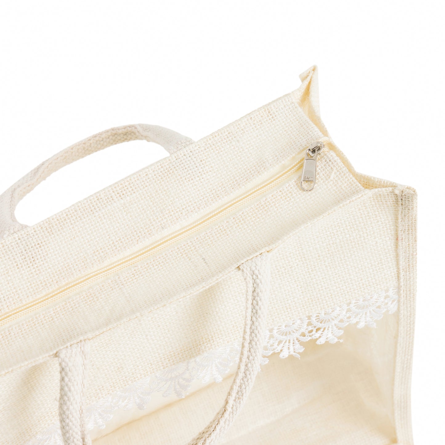 Jute Gift Hamper Bag with Transparent Window | Eco-Friendly Bag for Gifting, Return Gifts, Dry Fruits | Reusable Tote Bag