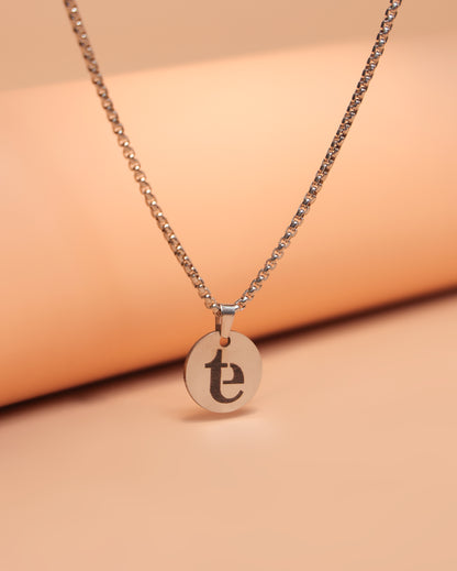 Personalized Stainless Steel  Pendant Necklace | Custom Engraved Name | Gold, Rose Gold, Black & Silver | Stylish Gift for Men & Women