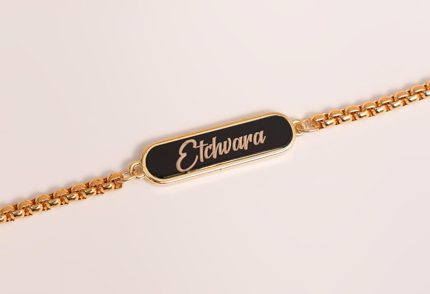 Personalized Name Engraved Bracelet | Custom Gift for Men & Women | 4 Colors | Daily & Party Wear