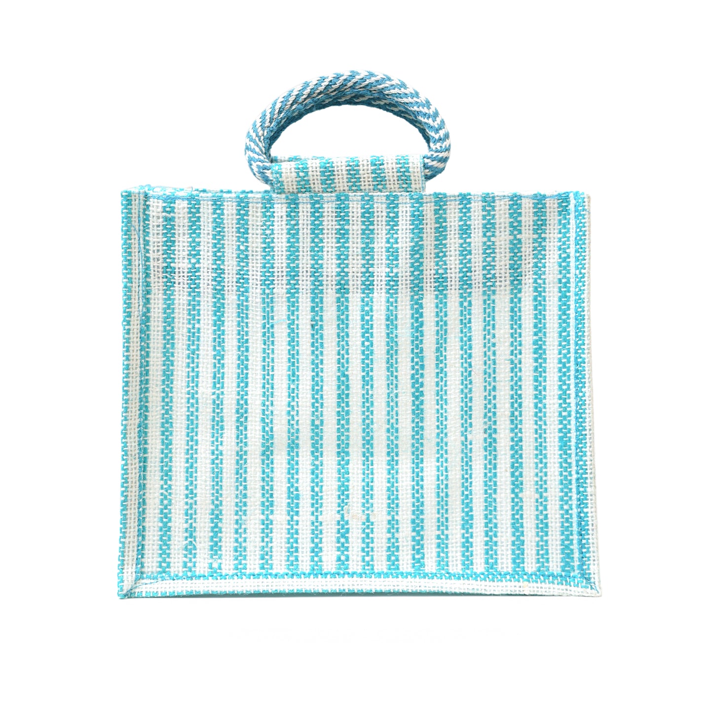 Jute Gift Bag with Transparent Window for Wedding Gifting & Return Gifts – 12x10x5 Inch