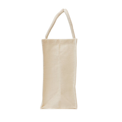 Jute Gift Bag with Transparent Window for Gifting & Return Gifts – (12x10x5 Inch, Natural)