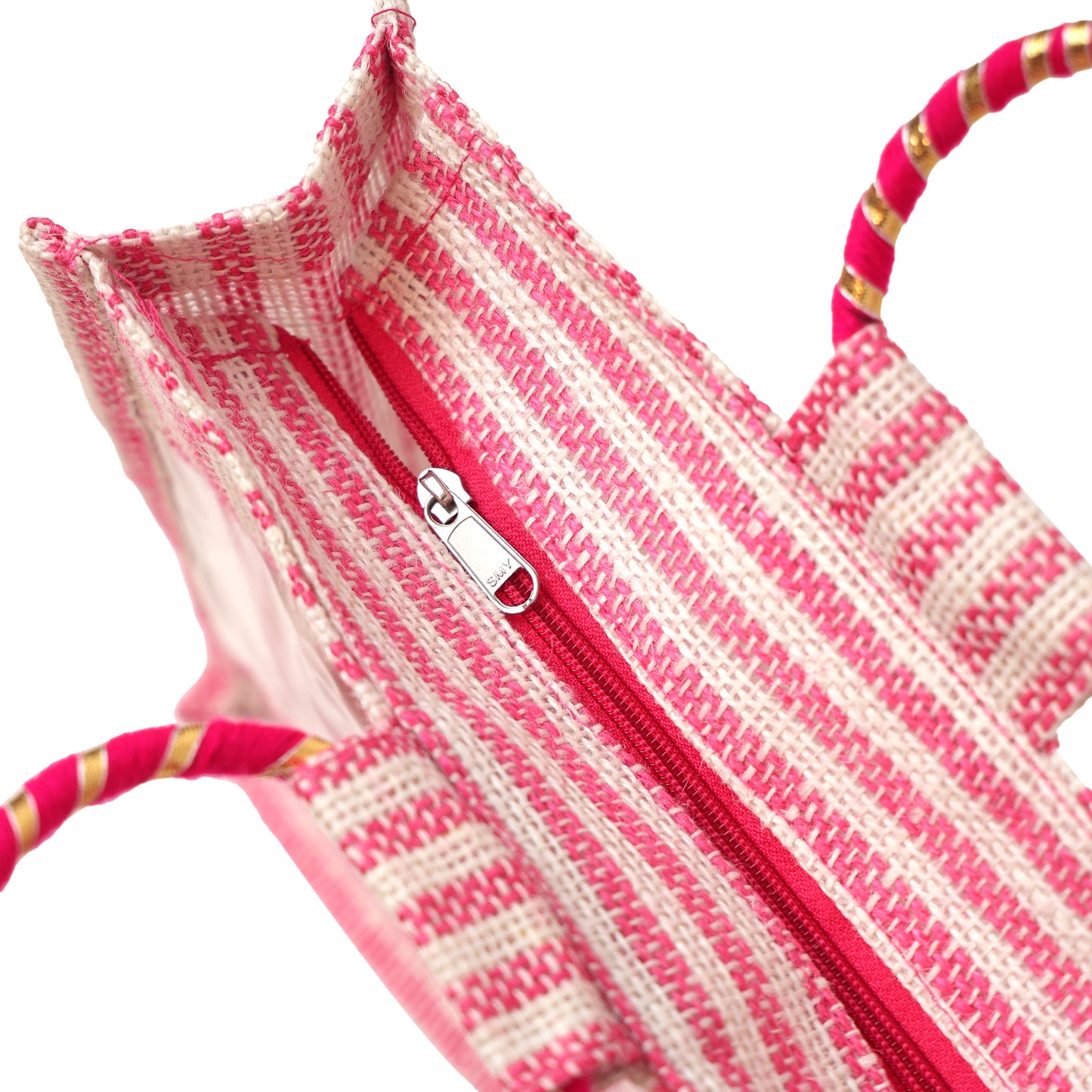 Jute Gift Bag with Transparent Window for Wedding Gifting & Return Gifts – 12x10x4 Inch