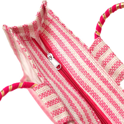 Jute Gift Bag with Transparent Window for Wedding Gifting & Return Gifts – 12x10x4 Inch