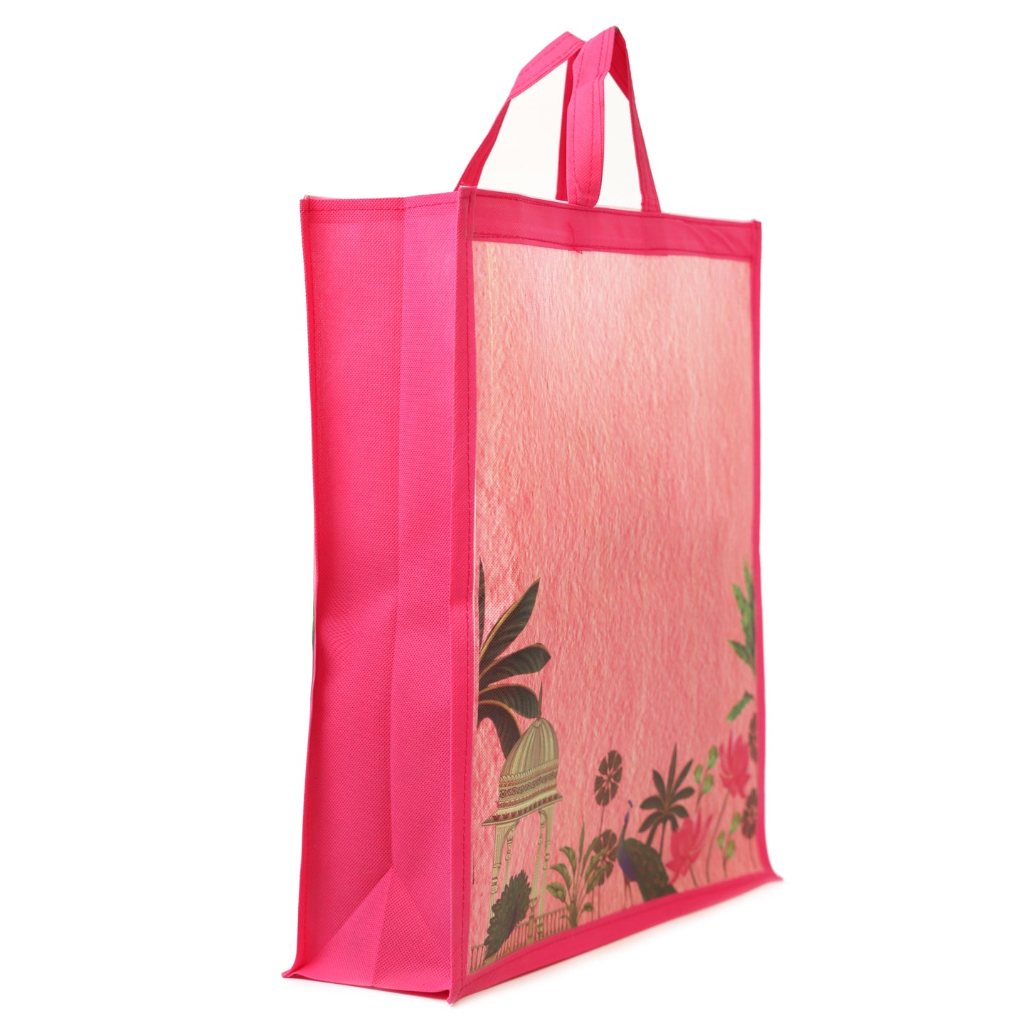 Etchvara Reusable Gift Bags with Matte Finish | Pack of 5 (17.5x15.5x5 inches)