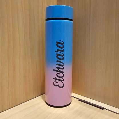 500ml Personalized Water Bottle | Stainless Steel | LED Temp Display | Hot & Cold