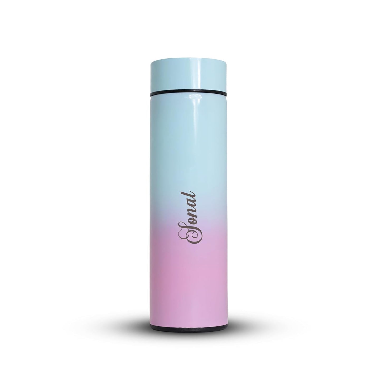 500ml Personalized Water Bottle | Stainless Steel | LED Temp Display | Hot & Cold