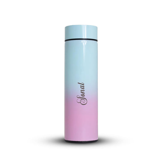 500ml Personalized Water Bottle | Stainless Steel | LED Temp Display | Hot & Cold