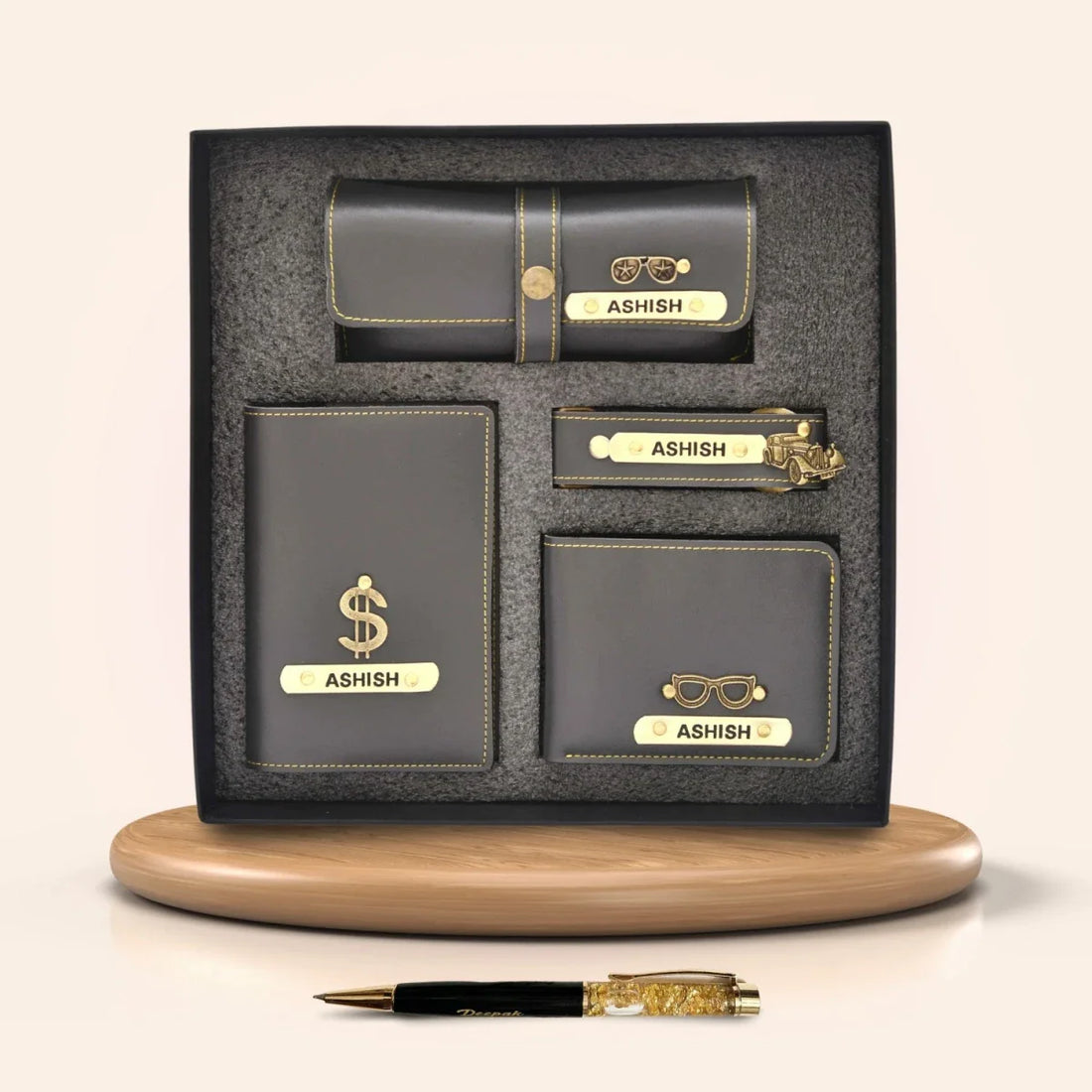 Etchvara 6-in-1 Personalized Gift Hamper for Men – Premium Customized Set