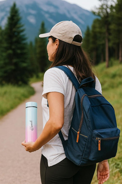 500ml Personalized Water Bottle | Stainless Steel | LED Temp Display | Hot & Cold