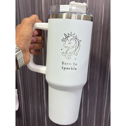 Customized Stanley Mug 1200ml | Personalized Stainless Steel Tumbler | Hot & Cold Insulated Flask | Custom Name Logo Gift Mug for Men & Women