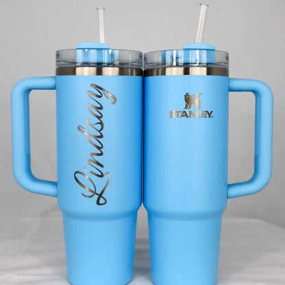 Customized Stanley Mug 1200ml | Personalized Stainless Steel Tumbler | Hot & Cold Insulated Flask | Custom Name Logo Gift Mug for Men & Women