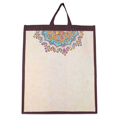 Etchvara Reusable Gift Bags with Matte Finish | Pack of 5 (17.5x15.5x5 inches)