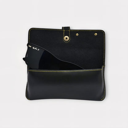 Etchvara 4-in-1 Personalized Leather Gift Set for Men – Wallet, Passport, Eyewear Case