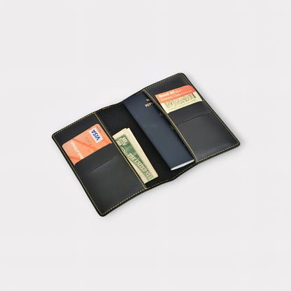 Etchvara 4-in-1 Personalized Leather Gift Set for Men – Wallet, Passport, Eyewear Case