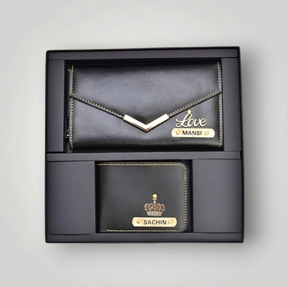 Custom Couple Wallet Set – Personalized Men’s & Women’s Wallets