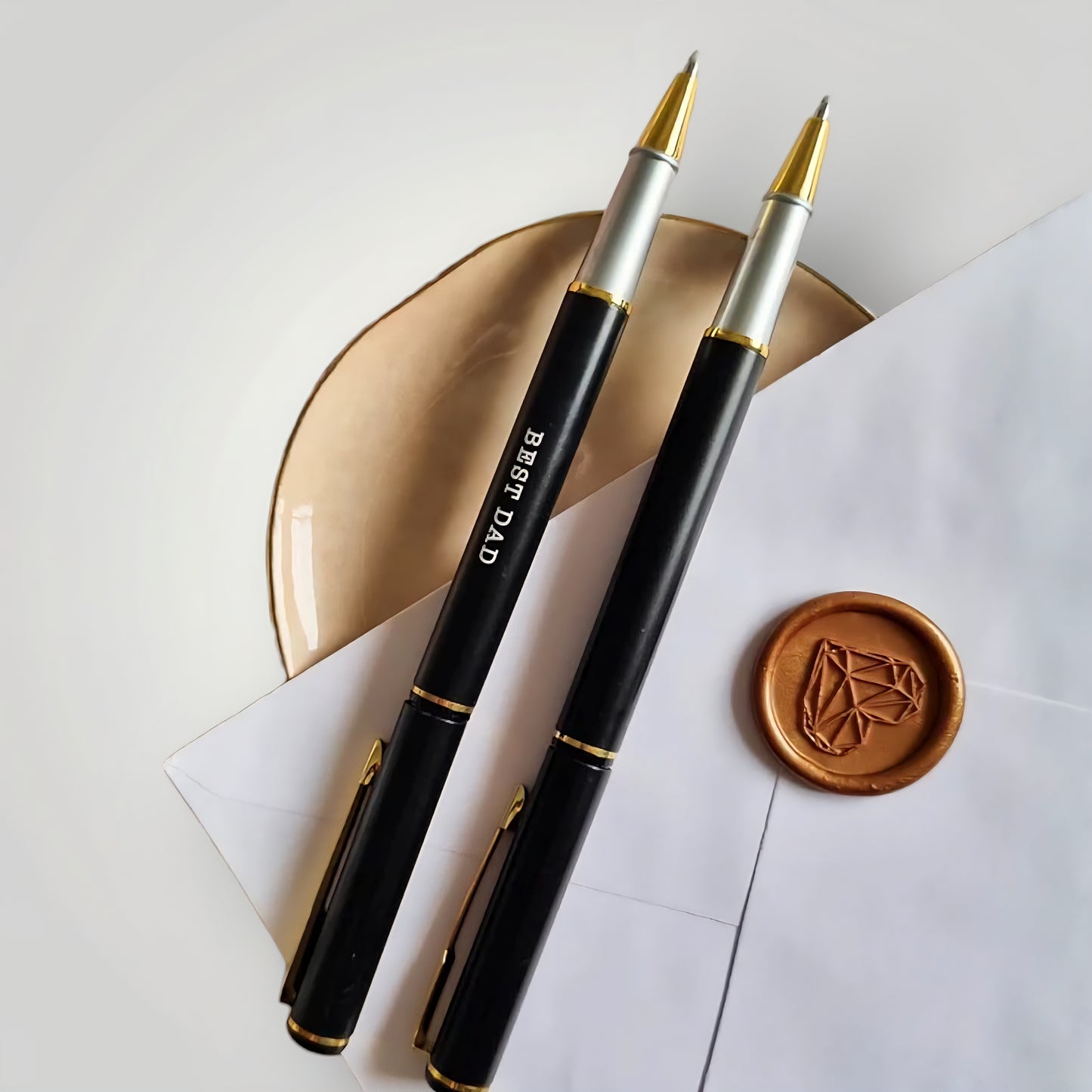 Personalized Black Satin Finish Ball Pen | Magnetic Cap | Custom Name Engraving | Elegant Office & Gift Pen | Blue Ink