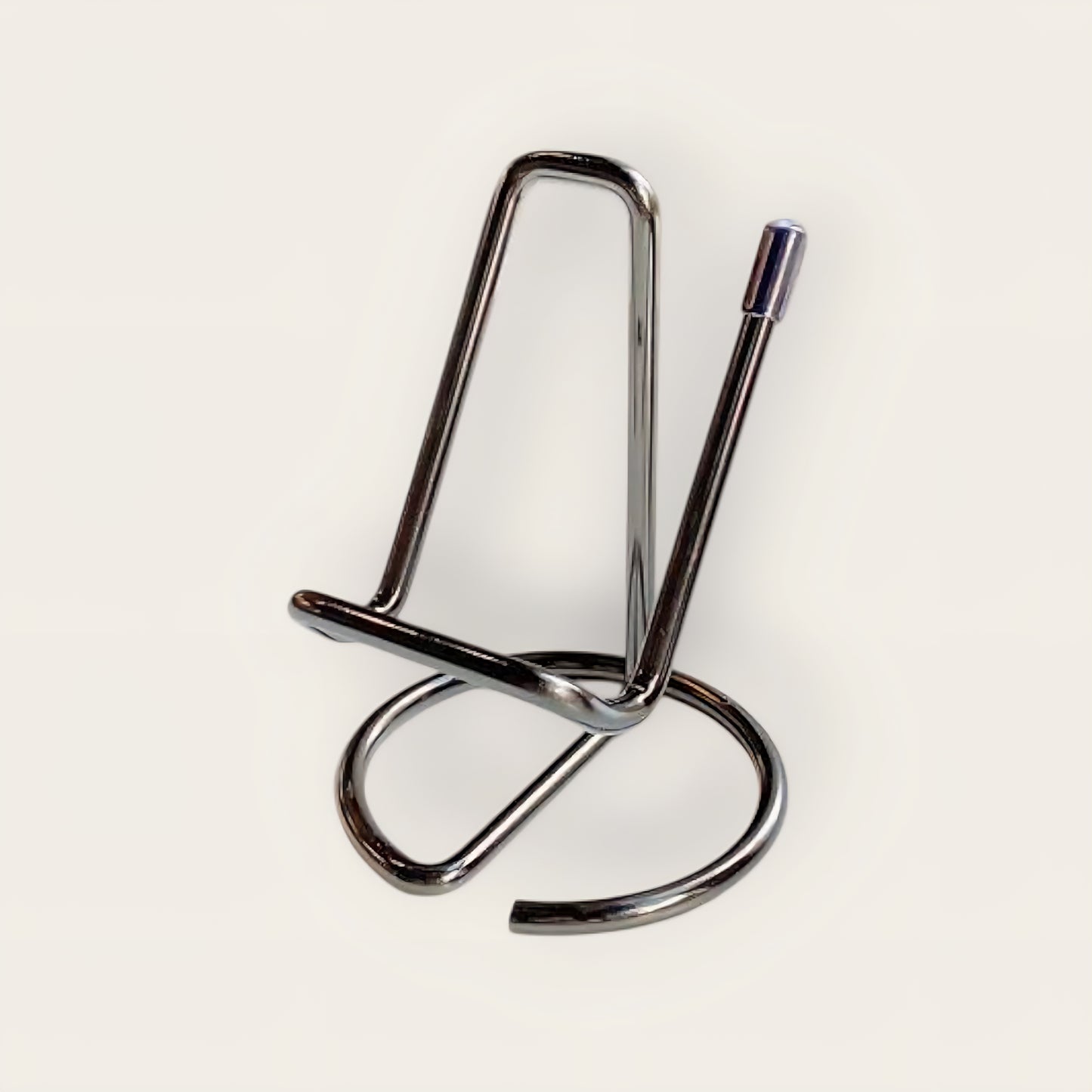 Personalized Mobile Stand | Brass Gold Finish with Name/Logo Engraving | Premium Desk Accessory