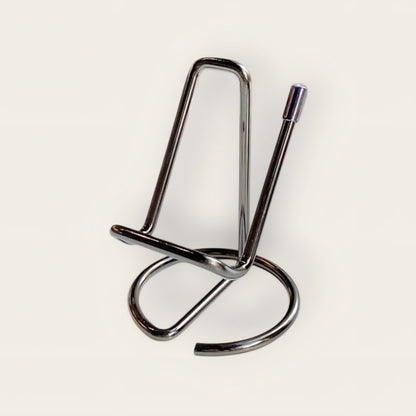 Personalized Mobile Stand | Brass Gold Finish with Name/Logo Engraving | Premium Desk Accessory