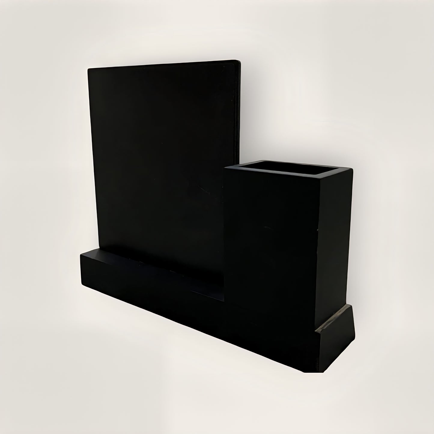 Multipurpose Desk Organizer with Infinity Calendar & Watch | Pen Stand with Business Card & Phone Holder | Office & Study Table Accessory