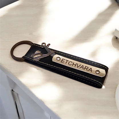 Personalized Men’s Gift Combo | Custom Leather Wallet, Passport Cover, Eyewear Case, Keychain & Temperature Bottle | 5-in-1 Gifting Set