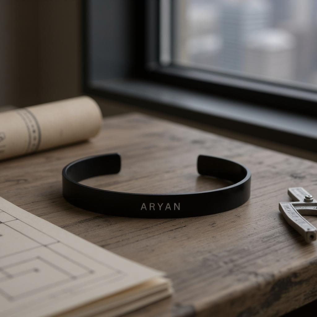 Personalized Stainless Steel Engraved Bracelet | Adjustable Name Bracelet | Gift for Him & Her