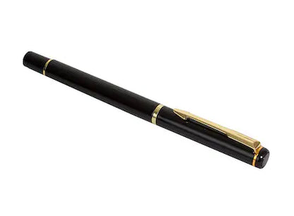 Personalized Black Satin Finish Ball Pen | Magnetic Cap | Custom Name Engraving | Elegant Office & Gift Pen | Blue Ink