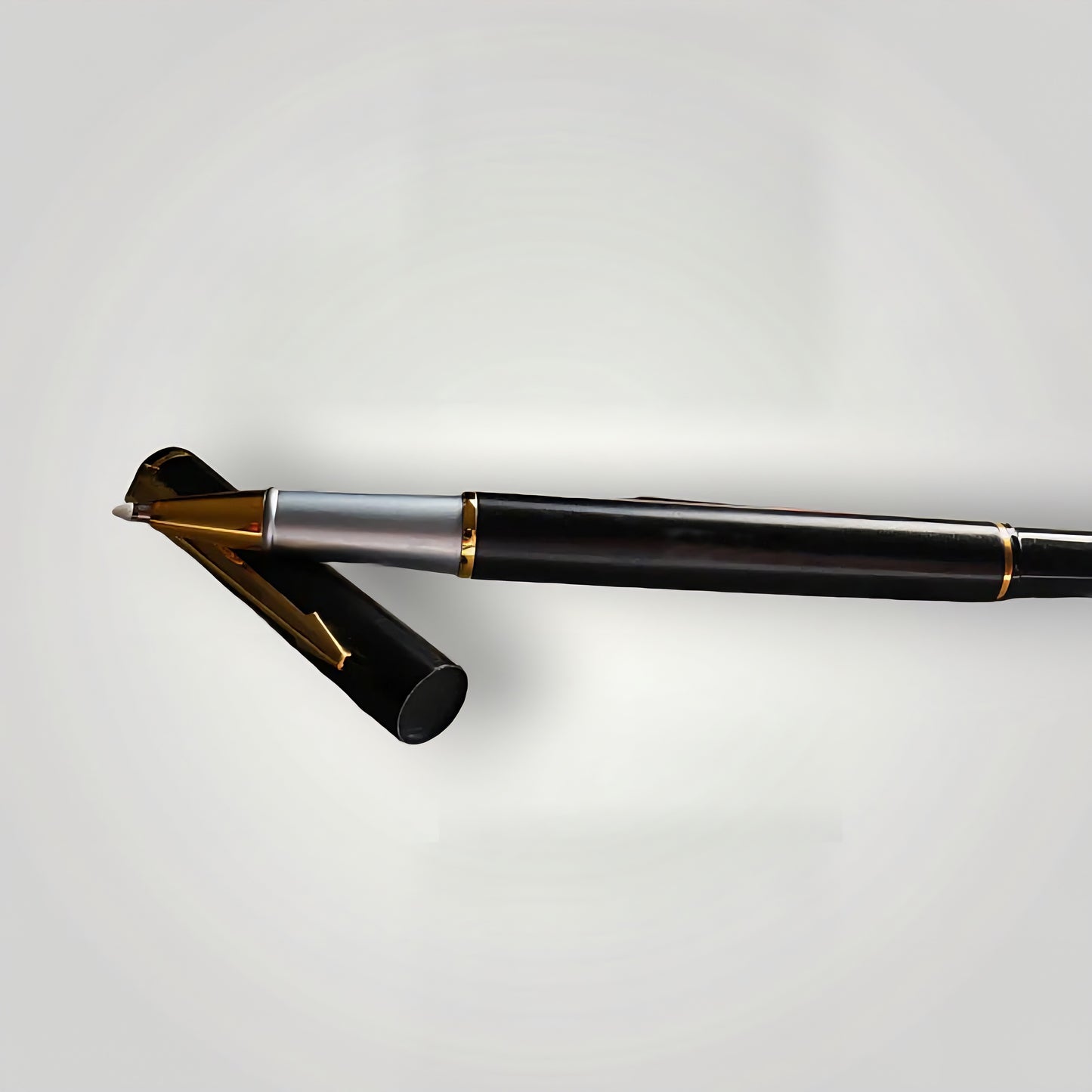 Personalized Black Satin Finish Ball Pen | Magnetic Cap | Custom Name Engraving | Elegant Office & Gift Pen | Blue Ink