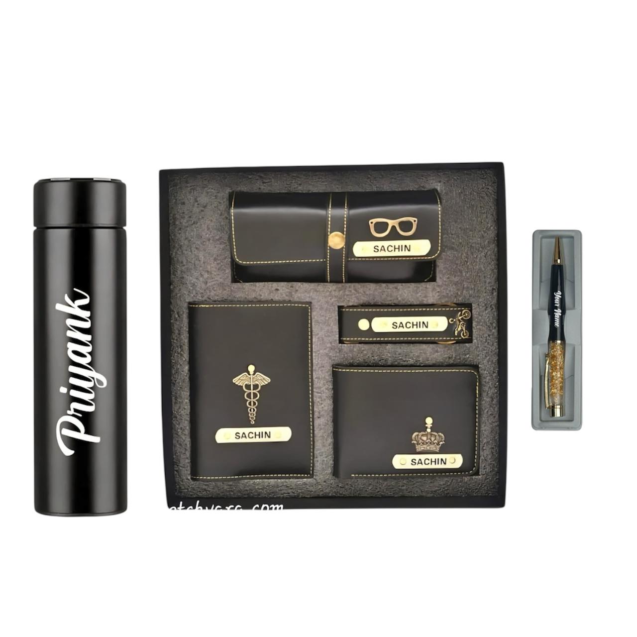 Etchvara 6-in-1 Personalized Gift Hamper for Men – Premium Customized Set