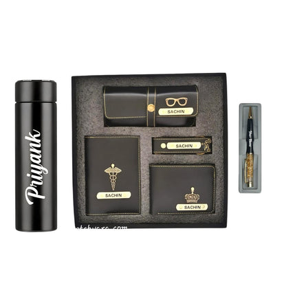 Etchvara 6-in-1 Personalized Gift Hamper for Men – Premium Customized Set