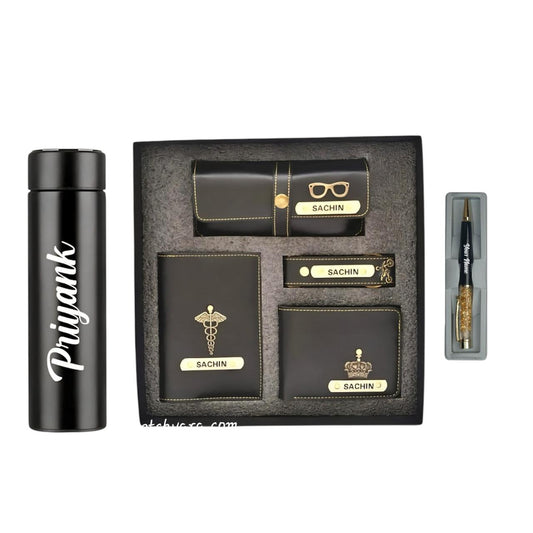 Etchvara 6-in-1 Personalized Gift Hamper for Men – Premium Customized Set
