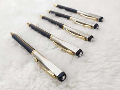 Personalized Black Satin Finish Ball Pen | Magnetic Cap | Custom Name Engraving | Elegant Office & Gift Pen | Blue Ink