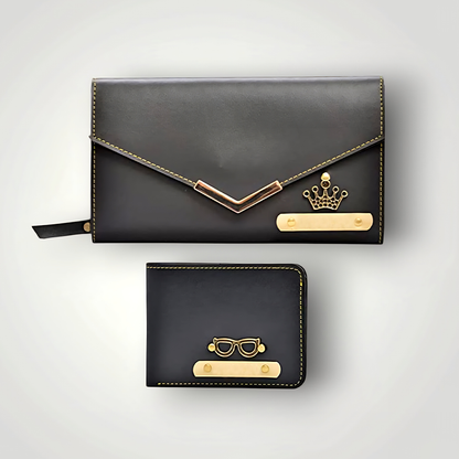 Custom Couple Wallet Set – Personalized Men’s & Women’s Wallets