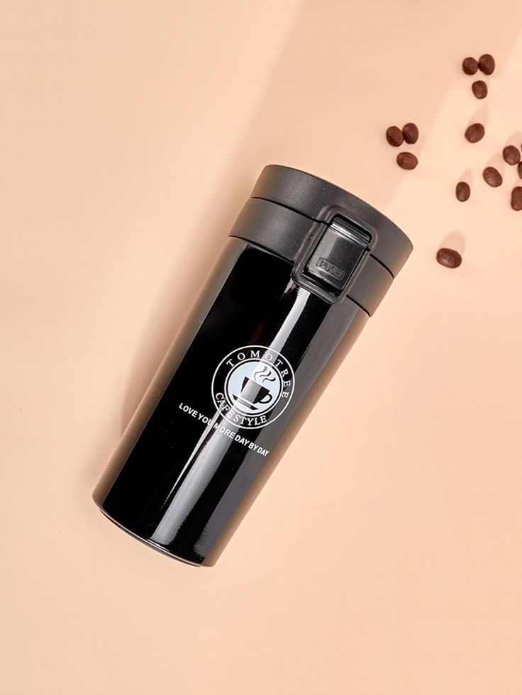 300ml Stainless Steel Coffee Mug – Vacuum Insulated Travel Tumbler with Flip Lid & Mesh Filter, Hot & Cold Beverage Mug, Gift for Men & Women