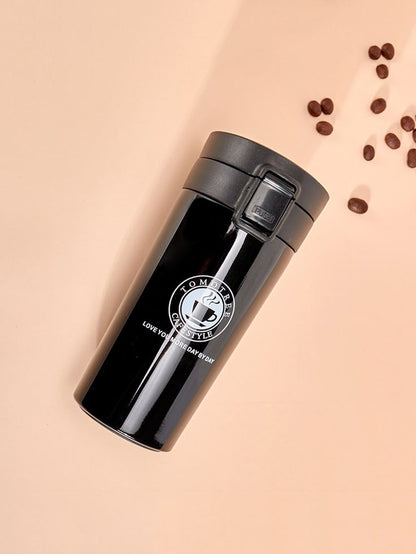 300ml Stainless Steel Coffee Mug – Vacuum Insulated Travel Tumbler with Flip Lid & Mesh Filter, Hot & Cold Beverage Mug, Gift for Men & Women